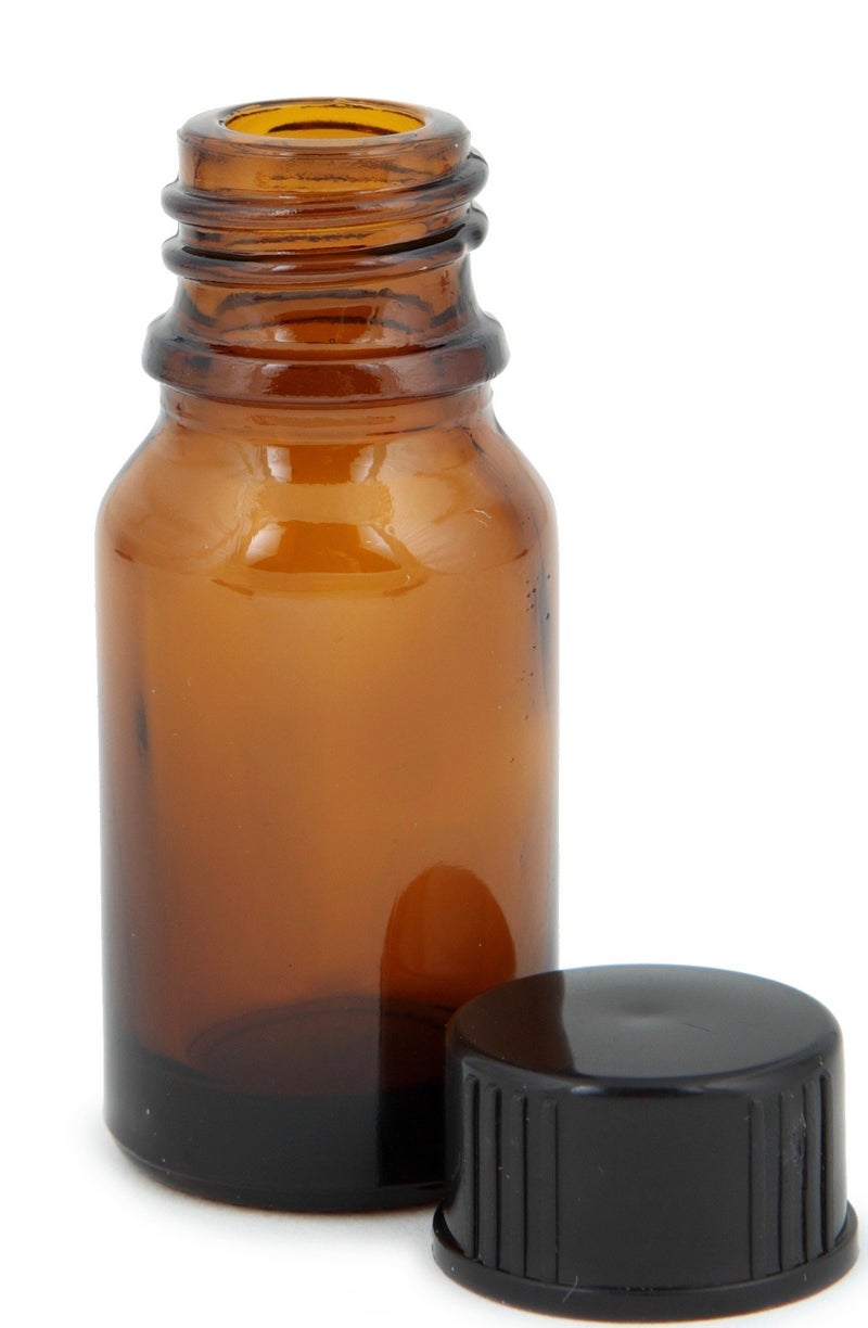 Vivaplex, 24, Amber, 10 ml (1/3 oz) Glass Bottles, with Lids - Image 5